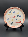 Many Pipe Plate Orange Rim